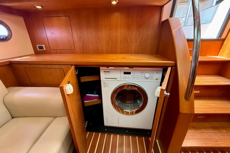 Slide: The Image of Interior of 2012 Tiara Yachts 4500 Sovran with built-in Miele washer. - 20