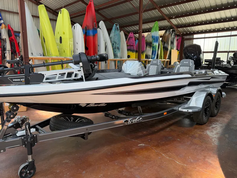 The Image of 2026 Bass Cat Cougar FTD SP boat in storage facility. - 1