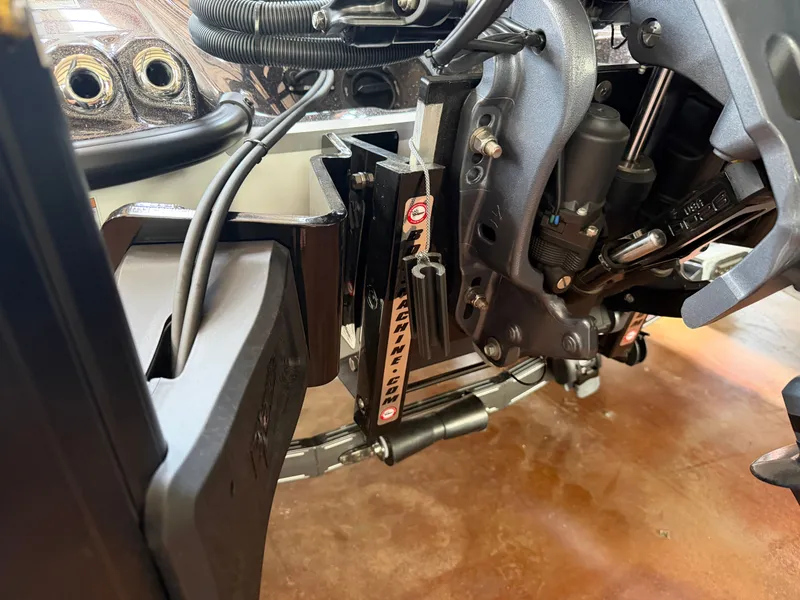 Slide: The Image of Close-up of Bass Cat Cougar FTD SP 2026 engine area. - 19