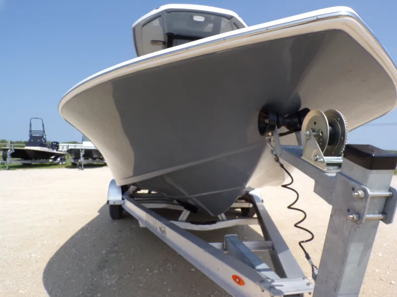 Slide: The Image of 2026 Tidewater 2210 Carolina Bay boat on trailer. - 6