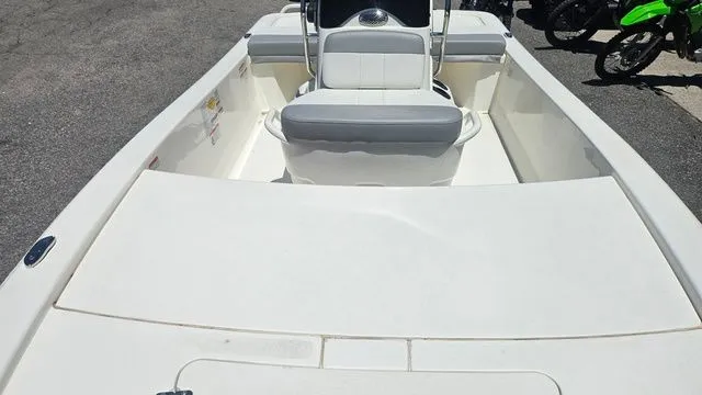 Slide: The Image of Interior view of Mako Pro Skiff 13 CC boat, 2026 model. - 11