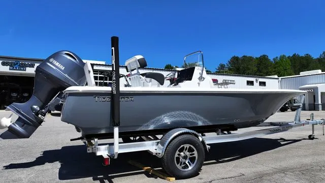 Slide: The Image of 2026 Tidewater Bay Max 1910 boat on trailer at Coast to Coast Marine. - 4