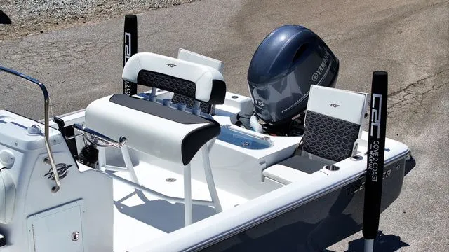 Slide: The Image of Tidewater Bay Max 1910 boat 2026 with Yamaha outboard motor. - 9