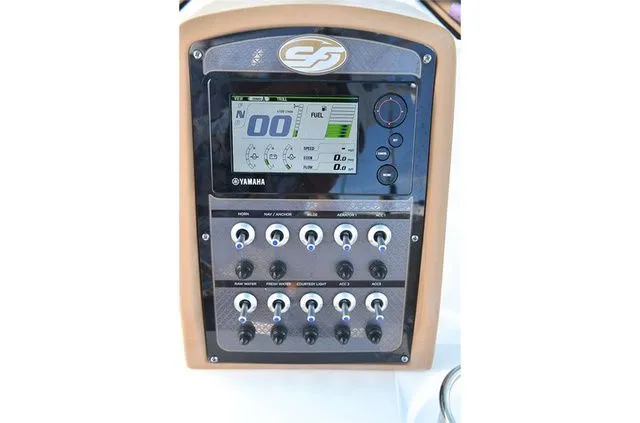 The Image of Yamaha control panel on 2017 Sea Fox 246 Commander. - 1