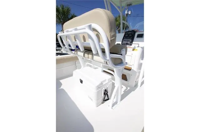 Slide: The Image of Rear view of a 2017 Sea Fox 246 Commander boat seat. - 4