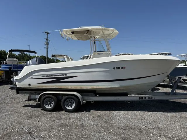 The Image of 2012 Hydra-Sports 2300 CC boat on trailer outdoors. - 1