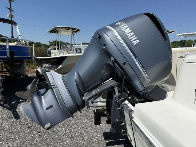 Slide: The Image of Yamaha outboard motor on 2012 Hydra-Sports 2300 CC boat. - 3