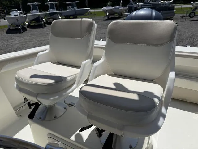 Slide: The Image of Hydra-Sports 2300 CC 2012 boat seats outdoors. - 6