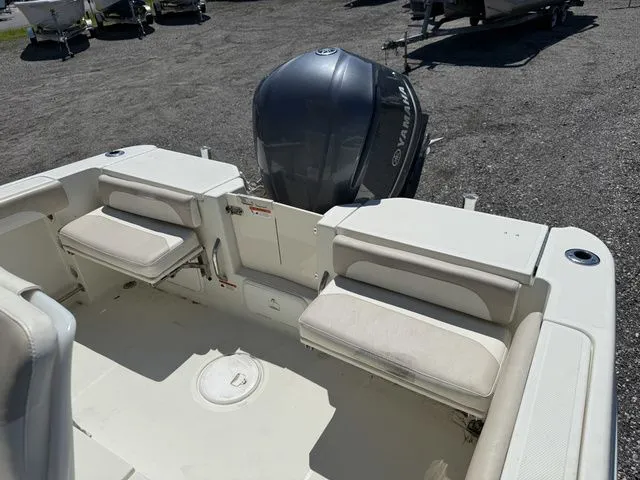 Slide: The Image of 2012 Hydra-Sports 2300 CC boat with Yamaha engine, interior view. - 8