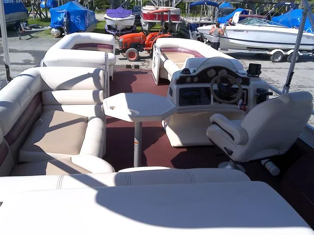 Slide: The Image of Interior view of a 2002 Godfrey 240 FISH AND FAMILY pontoon boat. - 12
