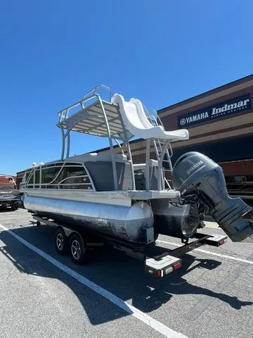 Slide: The Image of 2023 Godfrey Monaco 235 SD pontoon boat with Yamaha engine. - 7