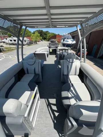 Slide: The Image of Interior view of 2023 Godfrey Monaco 235 SD pontoon boat. - 8