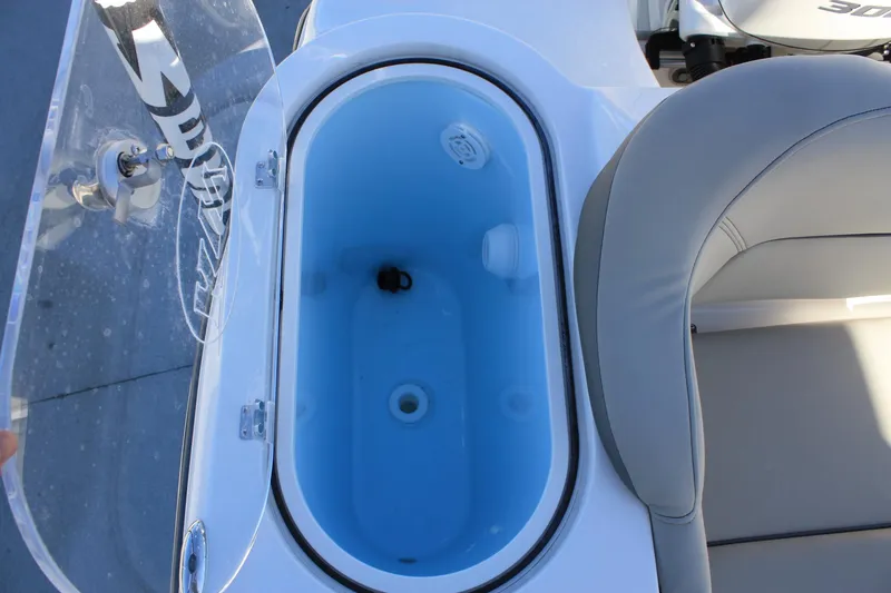 Slide: The Image of Key West 263 FS 2023 boat with blue livewell. - 25