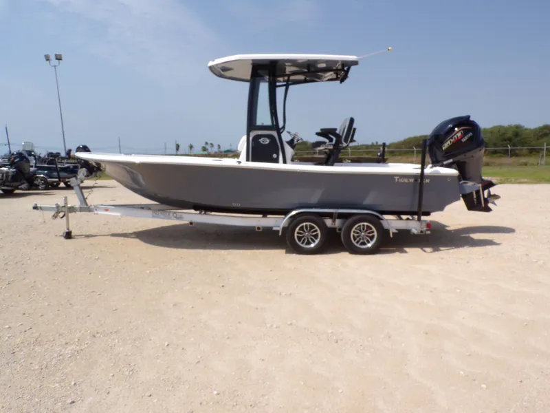 The Image of 2026 Tidewater 2210 Carolina Bay boat on trailer. - 1