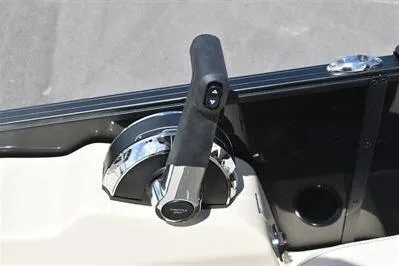 Slide: The Image of Throttle control of 2026 Lowe SF 232 Sport Fish boat, featuring sleek design and functionality. - 36