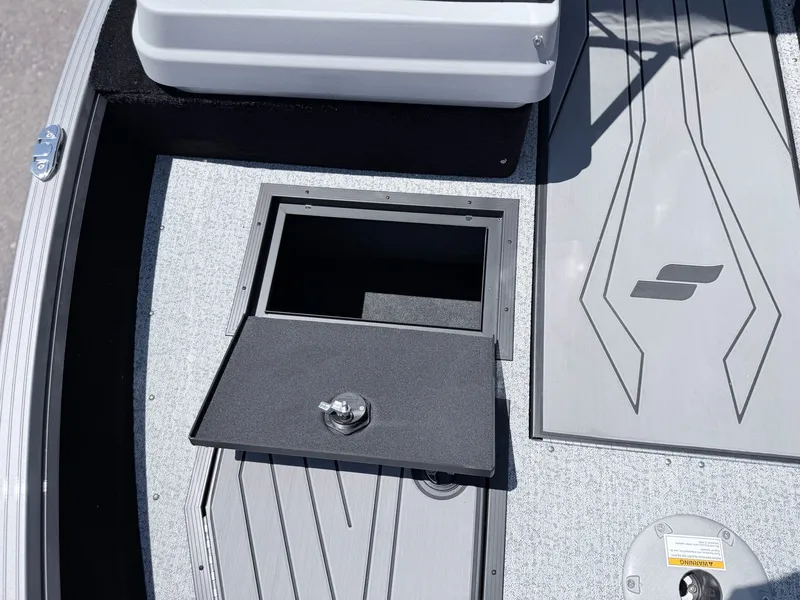 Slide: The Image of Starcraft 188 Delta DC 2026 boat with storage compartment and seat. - 5