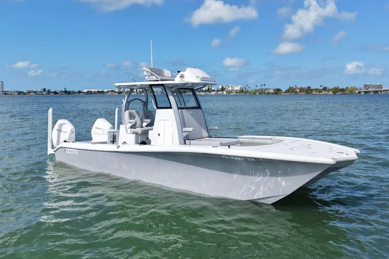 The Image of 2024 Costa Custom Boats 264HC on calm water under blue sky. - 0