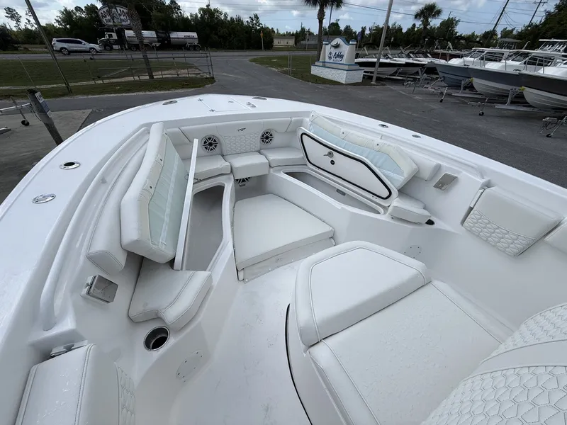 Slide: The Image of Interior view of 2026 Tidewater 272 CC Adventure boat. - 9