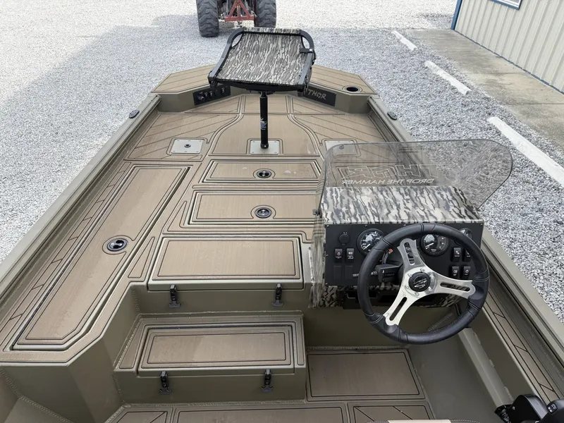 Slide: The Image of Interior view of Thor Lake Hammer 1900 SC 140HP boat, year 2026. - 6