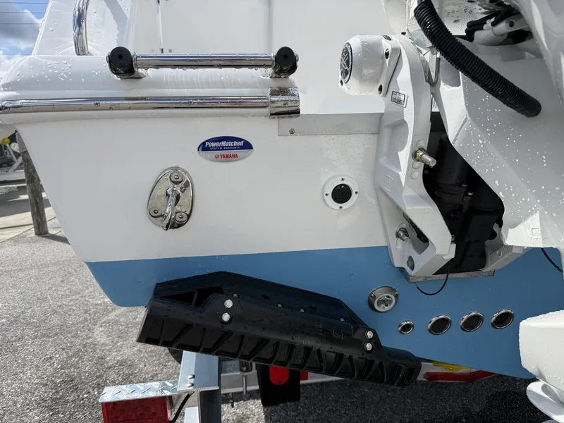 Slide: The Image of Rear view of Tidewater 272 CC Adventure boat, model year 2026. - 4
