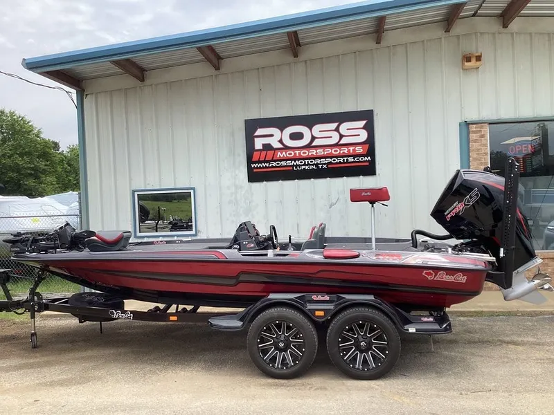 The Image of 2026 Bass Cat Eyra boat in front of Ross Motorsports building. - 1