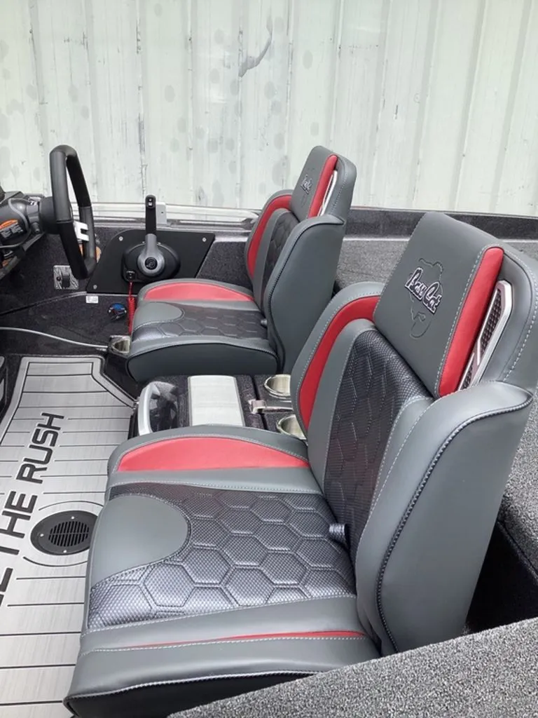 Slide: The Image of Interior of 2026 Bass Cat Eyra with stylish seating. - 12