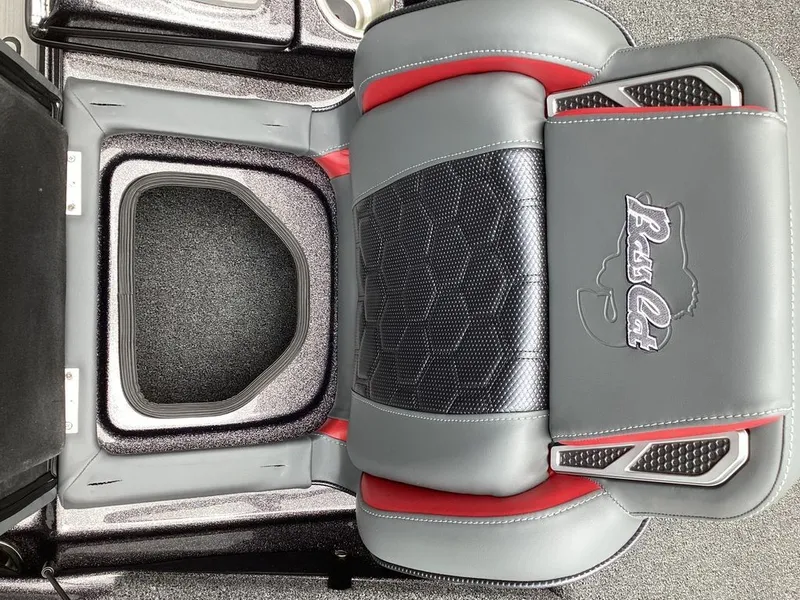 Slide: The Image of 2026 Bass Cat Eyra seat with modern design and logo. - 47