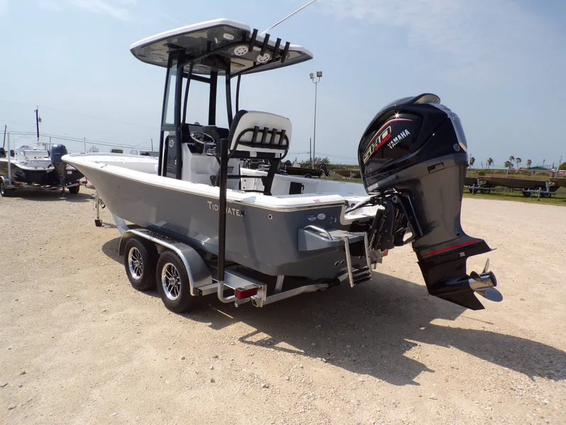 Slide: The Image of 2026 Tidewater 2210 Carolina Bay boat with Yamaha outboard motor. - 11