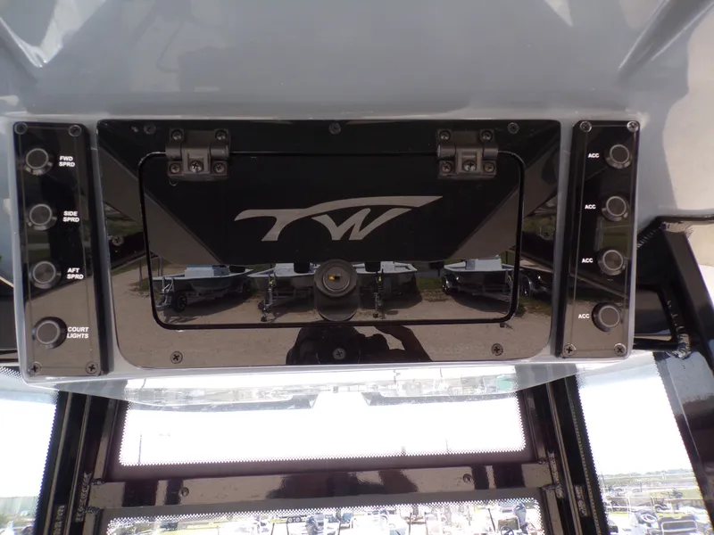 Slide: The Image of Control panel of 2026 Tidewater 2210 Carolina Bay with switches. - 23