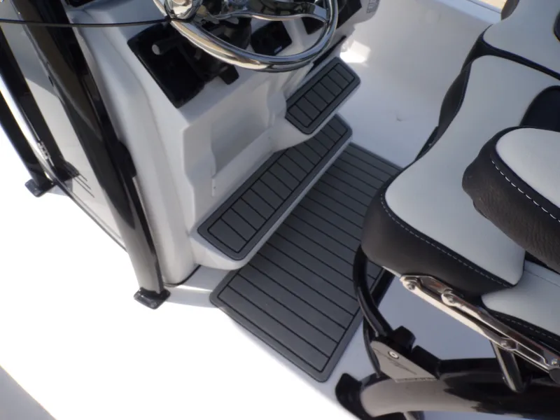 Slide: The Image of Interior of Tidewater 2210 Carolina Bay 2026 with steering wheel and seat. - 43