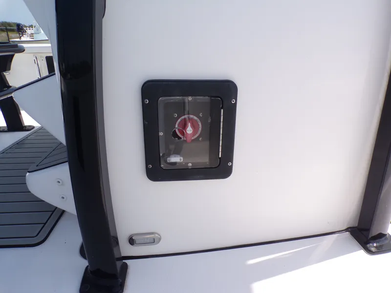 Slide: The Image of 2026 Tidewater 2210 Carolina Bay boat, close-up of switch detail. - 45