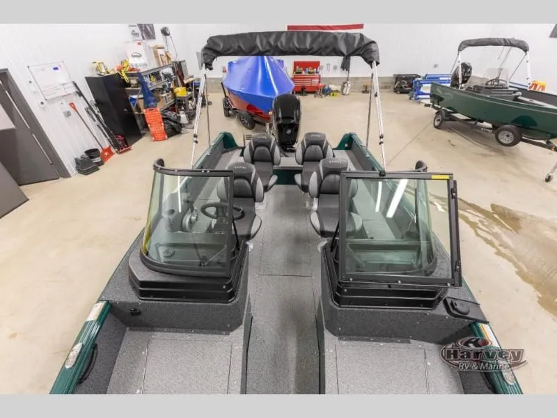 Slide: The Image of 2026 Explorer Sport 1800 boat in workshop, interior view. - 10