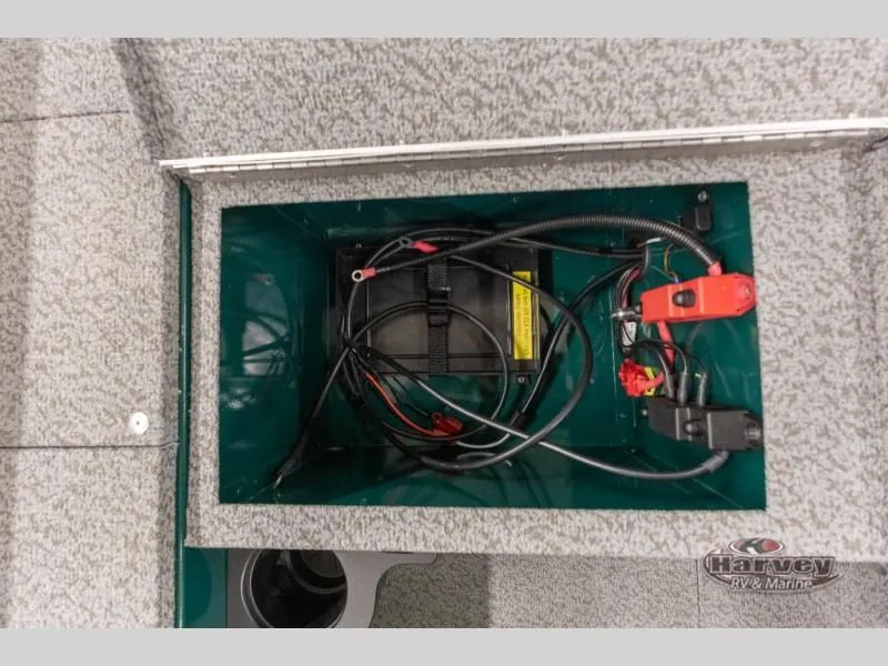 Slide: The Image of Battery compartment of Explorer Sport 1800, model year 2026. - 25