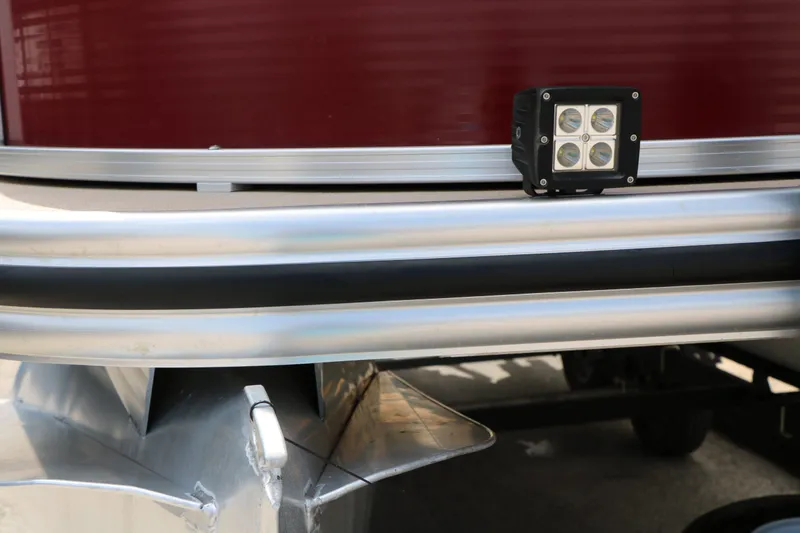 Slide: The Image of Close-up of a 2016 Lowe SS190 boat with LED light. - 36