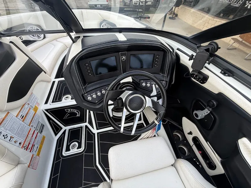 Slide: The Image of Interior of 2019 Centurion Ri257 with modern dashboard. - 29