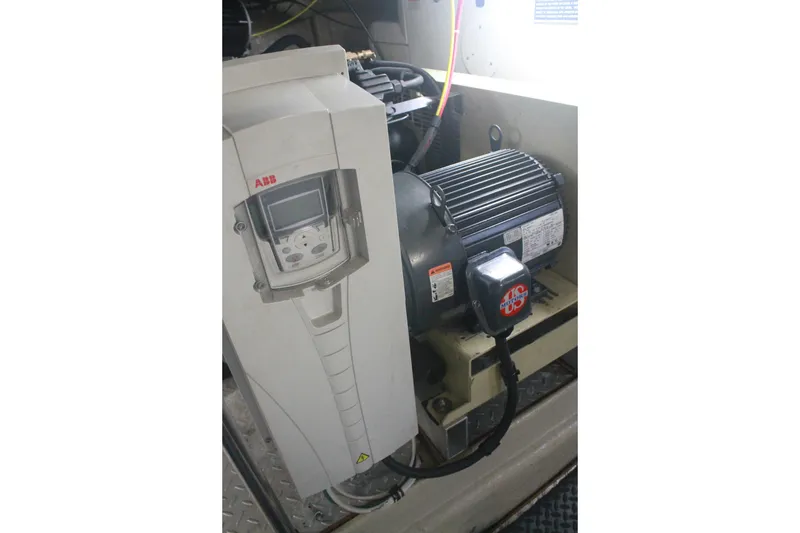Slide: The Image of Engine room of 1999 Grand Alaskan Pilothouse with ABB equipment. - 139