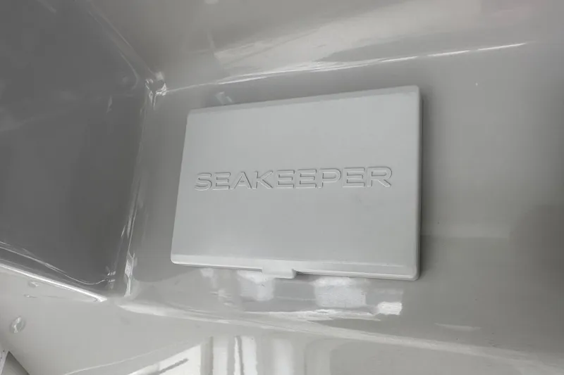 Slide: The Image of Seakeeper stabilizer on 2020 Boston Whaler 420 Outrage boat. - 31