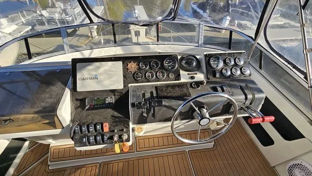 Slide: The Image of Carver Yachts 355 Aft Cabin 1995 - 14