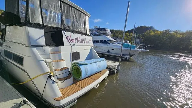 Slide: The Image of Carver Yachts 355 Aft Cabin 1995 - 5