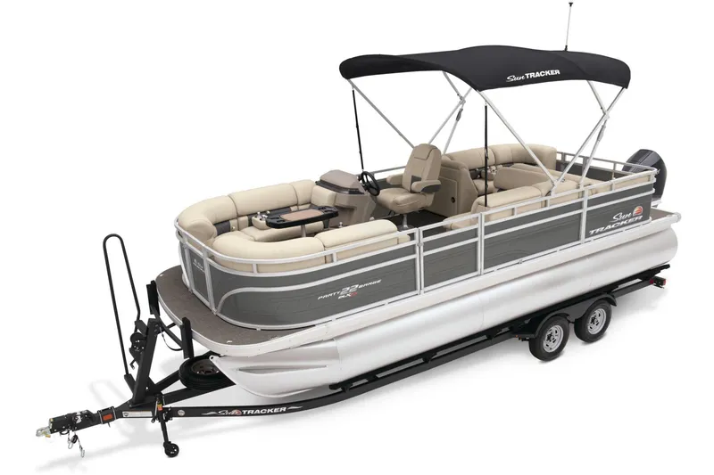 Slide: The Image of Sun Tracker Party Barge 22 RF XP3 2025 - 2