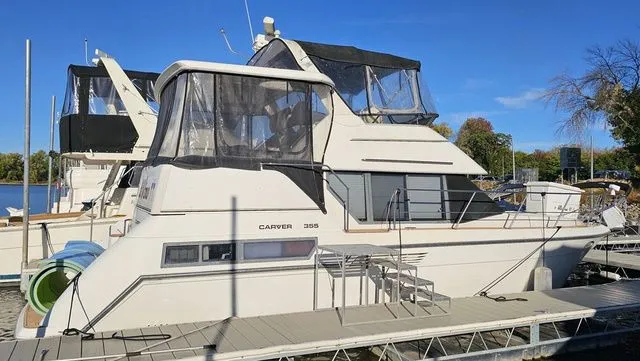 Slide: The Image of Carver Yachts 355 Aft Cabin 1995 - 2