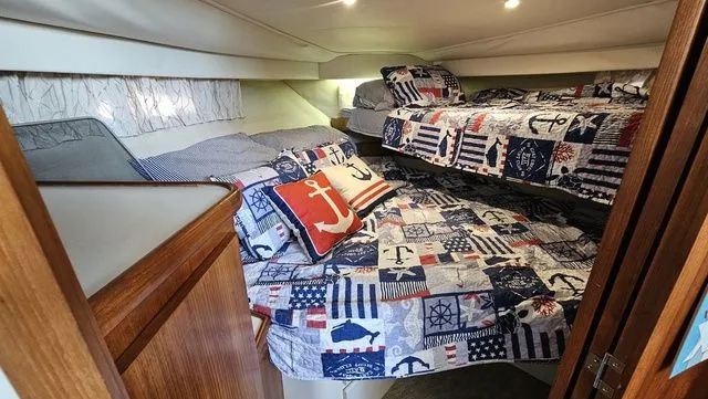Slide: The Image of Carver Yachts 355 Aft Cabin 1995 - 23