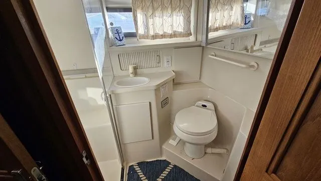 Slide: The Image of Carver Yachts 355 Aft Cabin 1995 - 29