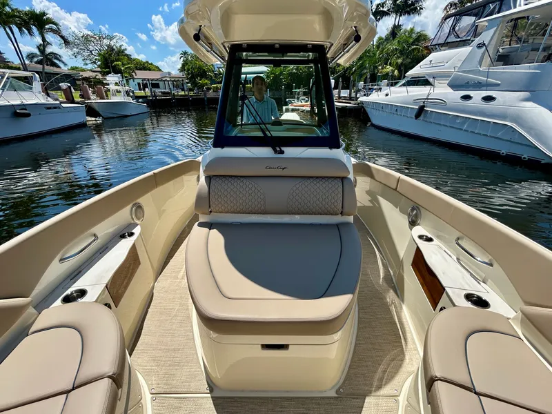 Slide: The Image of Interior view of the 2026 Chris-Craft Catalina 28 yacht. - 7