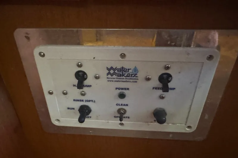 Slide: The Image of Control panel for water maker system on 2015 Beneteau Oceanis 48 yacht. - 7