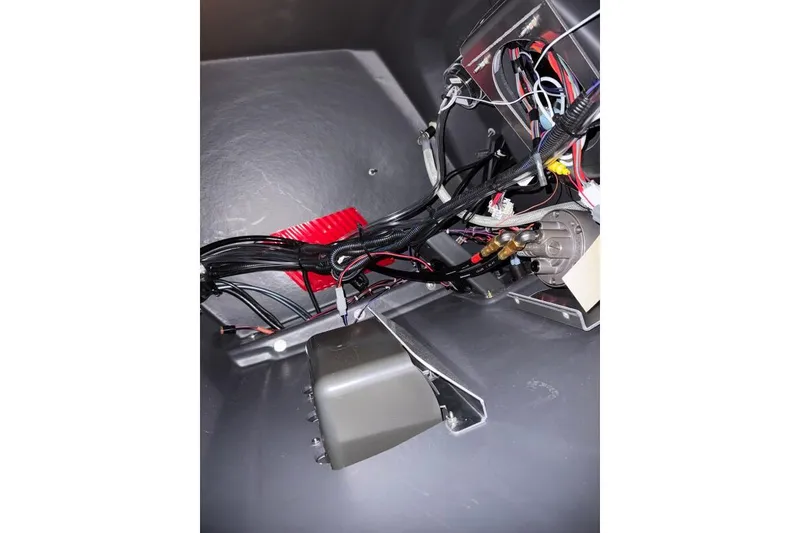 Slide: The Image of Interior wiring of 2026 Bennington S 20 SSR boat, showcasing electrical components. - 33