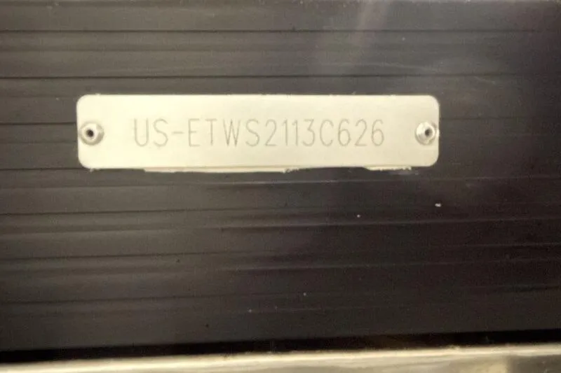 Slide: The Image of Hull identification number on 2026 Bennington S 20 SSR boat. - 6