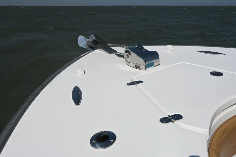 Slide: The Image of Bow of 2021 Cape Horn 32 T boat with anchor and winch system. - 23