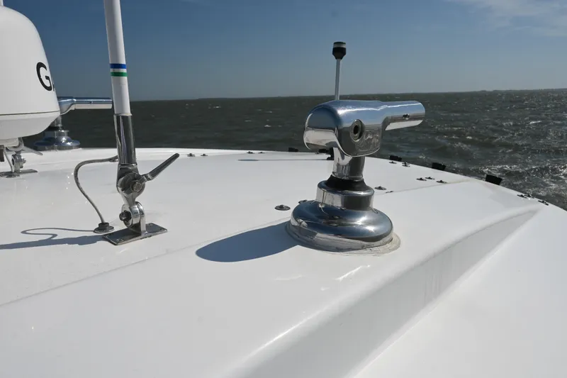 Slide: The Image of 2021 Cape Horn 32 T boat deck with marine equipment, ocean view. - 43