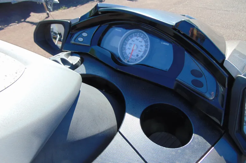 Slide: The Image of Dashboard of a 2010 Yamaha WaveRunner FX HO, featuring speedometer and controls. - 8